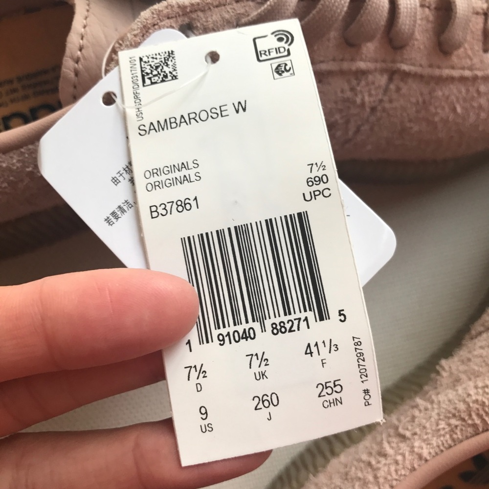 👟 ADIDAS PINK BLUSH SAMBAROSE SNEAKERS ! - Picture 7 of 7